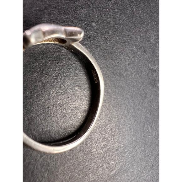 Vintage Sterling Silver Adjustable Cat Ring – Size 7 - Picture 5 of 15